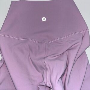Light Pink Lululemon Leggings Size 2 : 25” inseam Double Lined